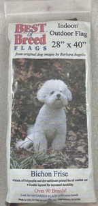 Bichon Frise Best of Breed Hundeflagge 28" x 40" NEU - Bild 1 von 3