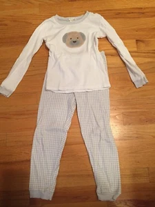 Pottery Barn Kids Grey Dog Loungewear Size 6 - Picture 1 of 5