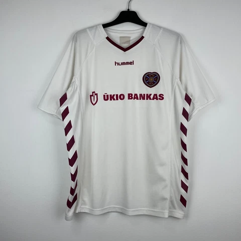 Heart of Midlothian 2005-2006 Away Football Shirt Hummel Soccer Jersey Cover