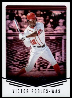 2018 Panini Chronicles Studio BLUE /99 RC Victor Robles Washington Nationals #10 - Image 1 of 2