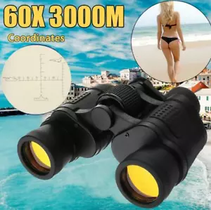 Day/Night Vision 60X60 Zoom Outdoor Binoculars Hunting Telescope + Case SET - Picture 1 of 9