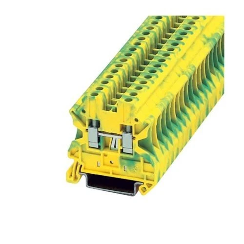 XBUT4PE,EATON, XB IEC terminal block, Screw connection single level ground block - Image 1 of 1