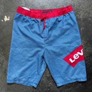 Levi’s Blue/Red Kids Youth Swim Trunks Swimwear Size Large 12-13 YRS - Picture 1 of 12