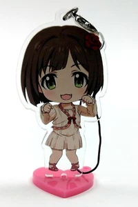 Portachiavi figura acrilica Idolmaster Cenerentola ragazze Maekawa Miku Bandai Namco - Foto 1 di 4