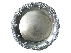 Vintage hand made metal plate - Picture 1 of 3