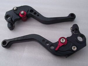 Ducati HYPERMOTARD 796 (10-12), CNC levers short black/red adjusters, DB12/D22