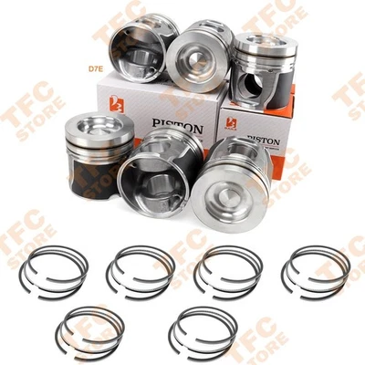 D7E Piston & Piston Ring Set For Volvo D7E Engine Spare Parts Excavator New STD - Image 1 of 4