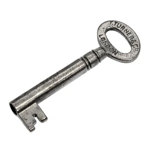 T. TURNER & Co LONDON Key 1¾" Small - Antique Key - ref.k278 - Bild 1 von 4