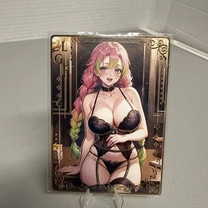 Tarjeta Waifu de metal Goddess Story X Demon Slayer - Mitsuri LGP - Imagen 1 de 2