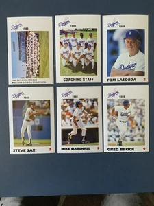 1986 LA Dodgers 30-card LA Police Dept. Baseball set of ‘85 Champion Tm. (NM/MT) - Picture 1 of 6