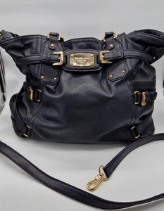 Michael Kors Leder Tasche Schwarz Schicke Handtasche Von MK Damenhandtasche - Bild 1 von 14