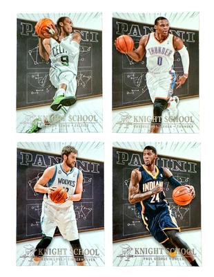 Lote de inserciones 2013 Panini Knight School: Rondo, Westbrook, Love, George, casi nuevo Foto 1 de 2
