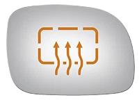 Convex Right Side Mirror For 00-03 Chrysler Voyager W/O Backing Plate Foto 1 de 4