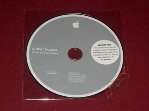 2007 AirPort Extreme 802.11n Wi-Fi Wireless Base Station 1.0 Software Disc CD - Picture 1 of 1