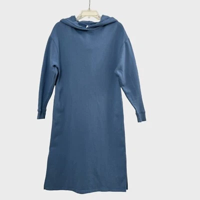 Pulôver feminino Smash + Tess vestido XS azul com capuz moletom manga longa - Imagem 1 de 4