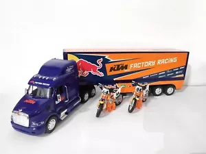 2022 KTM Red Bull Factory Racing Truck Motocross Scale 1:32 MXGP + 1:18 Bike x2 - Picture 1 of 7
