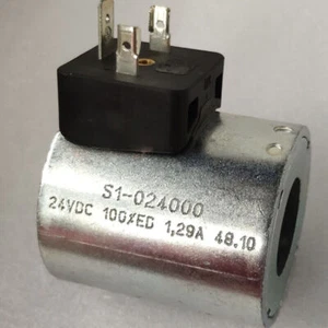 New In Box PARKER S1-024000 Solenoid Valve Coil 24VDC 1.29A - Picture 1 of 4