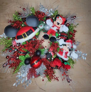 Disney Topolino e Minnie Corona di Natale! BELLISSIMA decorazione! - Foto 1 di 16