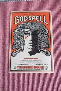 GODSPELL - ORIGINAL ROUNDHOUSE FLYER - 1971 - DAVID ESSEX, JULIE COVINGTON - Bild 1 von 2