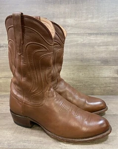 Tecovas The Cartwright Western Cowboy Boots Scotch Brown Leather Mens Size 14 D - Picture 1 of 15