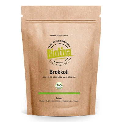 Broccoli powder organic 100 g Biotiva (€119.90/kg) - Image 1 of 4