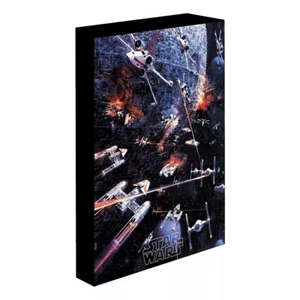 Star Wars (Death Star Assault) 30 x 40cm Light Up Canvas no 796 - Picture 1 of 2