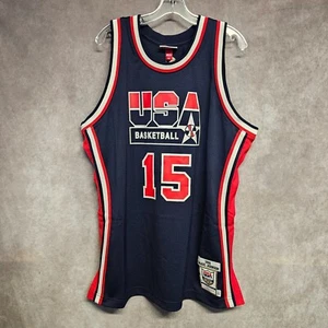 Mitchell Ness Authentic USA Olympic Magic Johnson Dream Team Jersey 48 XL $300 - Picture 1 of 8