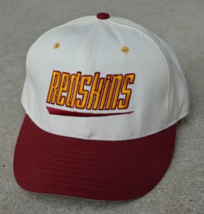 Vintage Washington Redskins Mütze Kappe Made in USA nicht verstellbar 7 1/4 ANNCO Double Logo NFL - Bild 1 von 13