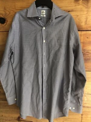 Peter Millar Nanoluxe Classic Dress Shirt 16 LONG LARGE 100% Cotton SOFT!! - Image 1 of 4