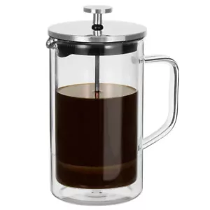 Avanti Capri 600ml Double Wall French Coffee Plunger/Press Glass Maker Clear/SL - Picture 1 of 2