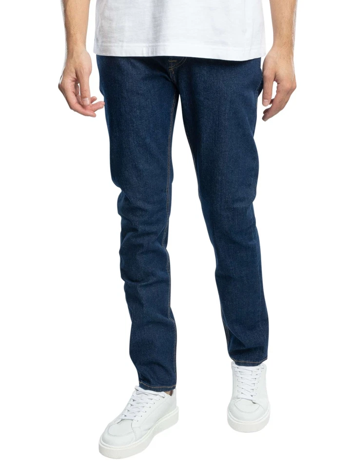 Jack & Jones de los hombres Vaqueros ajustados Glenn Original 430, Azul - Imagen 1 de 4