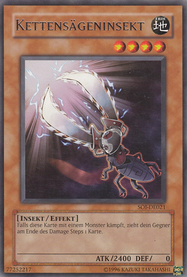 YU-GI-OH, KETTENSÄGENINSEKT, R, SOI-DE021, TOP - Bild 1 von 1