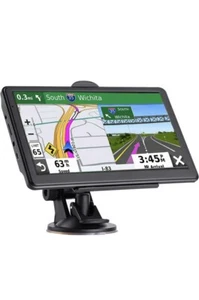 GPS Navigation für Auto/LKW Touchscreen Karten mit gesprochener Richtung 7" - Bild 1 von 9