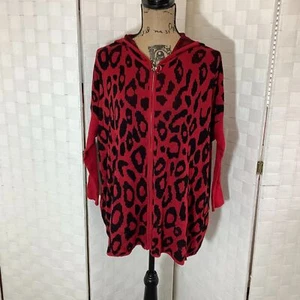 Nwt Joseph A animal print cardigan sweater size XS - Picture 1 of 8