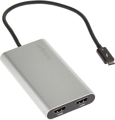 StarTech.com Thunderbolt 3 to Dual HDMI Display Adapter - 4K 30Hz - Image 1 of 4