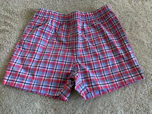 Carters Boys Red White Blue Plaid Shorts 6 Months - Picture 1 of 6