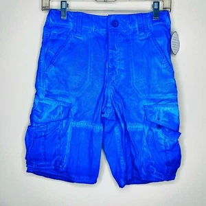 Route 66 Shorts Boys Size 12 Blue Cargo Pockets Knee - Picture 1 of 8