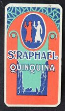 Ancienne carte parfumée St RAPHAEL calendrier 1926 DOUBLET Violettes d'Orient
