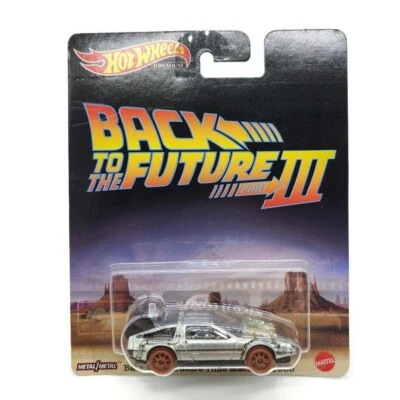 Hot Wheels Premium Back to the Future Part III Time Machine New Free Shipping - Image 1 of 4