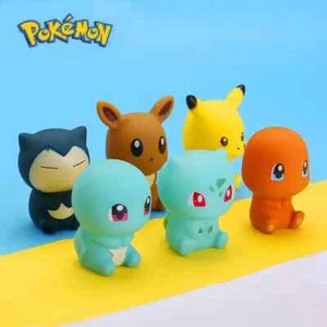 Set of 6 Pokemon Bath Toys - Pikachu and Friends - Adorable Gift for Babies! - Picture 1 of 4