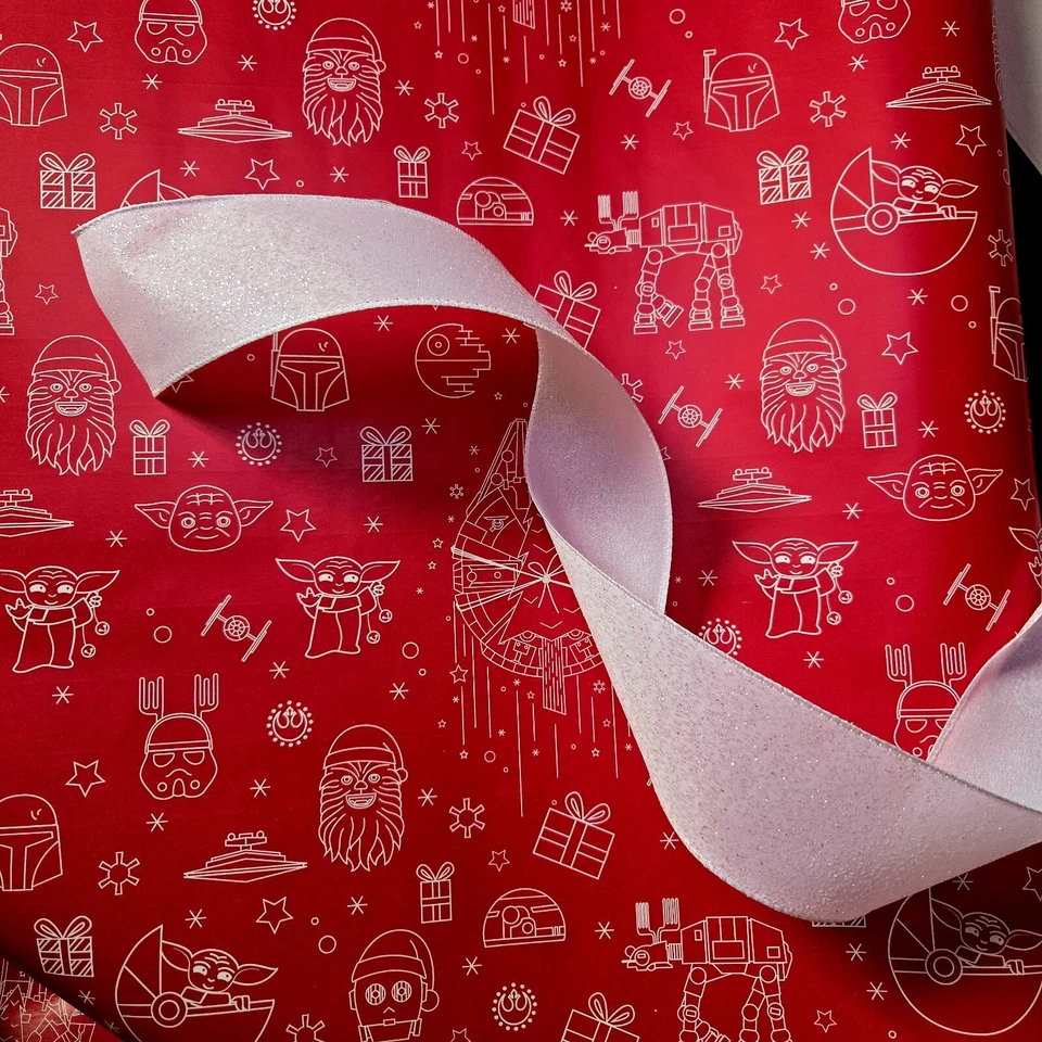 Star wars Gift Wrap Set, Paper, Ribbon, see descrip. Wrapping - Image 1 of 1