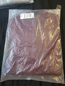 Maglione Plum Pull Over Rosso Nuovo di Macy's Taglia Large Originale 65.00 Club Room - Foto 1 di 2