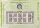 Republika Federalna Arkusz numizmatyczny 2/1998 Hildegarda z Bingen ze srebrną monetą 10 DM