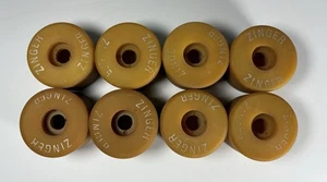 Vintage Zinger Roller Skate Wheels Set Of 8  - Picture 1 of 2