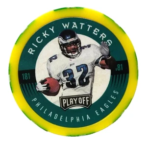 Rare Nfl Playoff 1997 Chip Shot #181 Of Philadelphia Eagles Ricky Watters - Picture 1 of 5