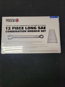 Versiegelt! Matco Tools SMCWL12 12-teiliges Sae 12 Punkt Kombi-Schraubenschlüssel-Set 1/4"-15/16" - Bild 1 von 1