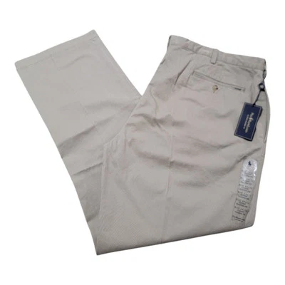 NWT Polo Ralph Lauren Men's Classic Fit Pleated Front Chino Beige Pants 44Bx32 - Image 1 of 4