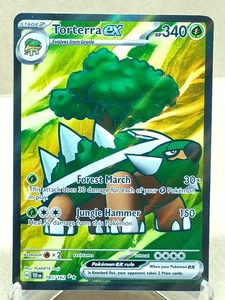 Sv05: Temporal Forces - Torterra Ex Ultra Rare #185/162 Pokemon TCG - Picture 1 of 2