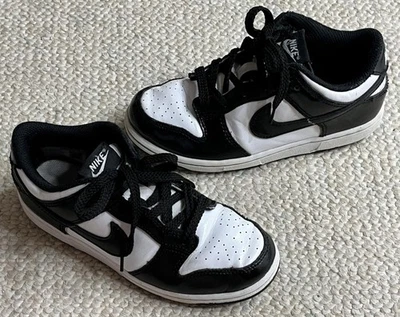 Nike Dunk Low Panda Niños Talla 1.5Y Negro Blanco Tenis 2024 Zapatos CW1588-100 Foto 1 de 4