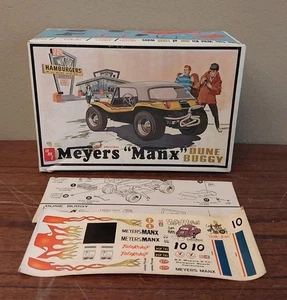 RARE 1968 1/25 AMT MEYERS MANX DUNE BUGGY T299-200 - BOX, DECALS, ANLEITUNG  - Bild 1 von 10